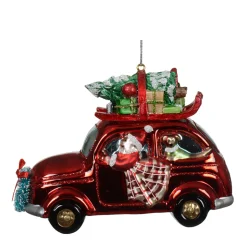 Auto zum Hängen Glas rot