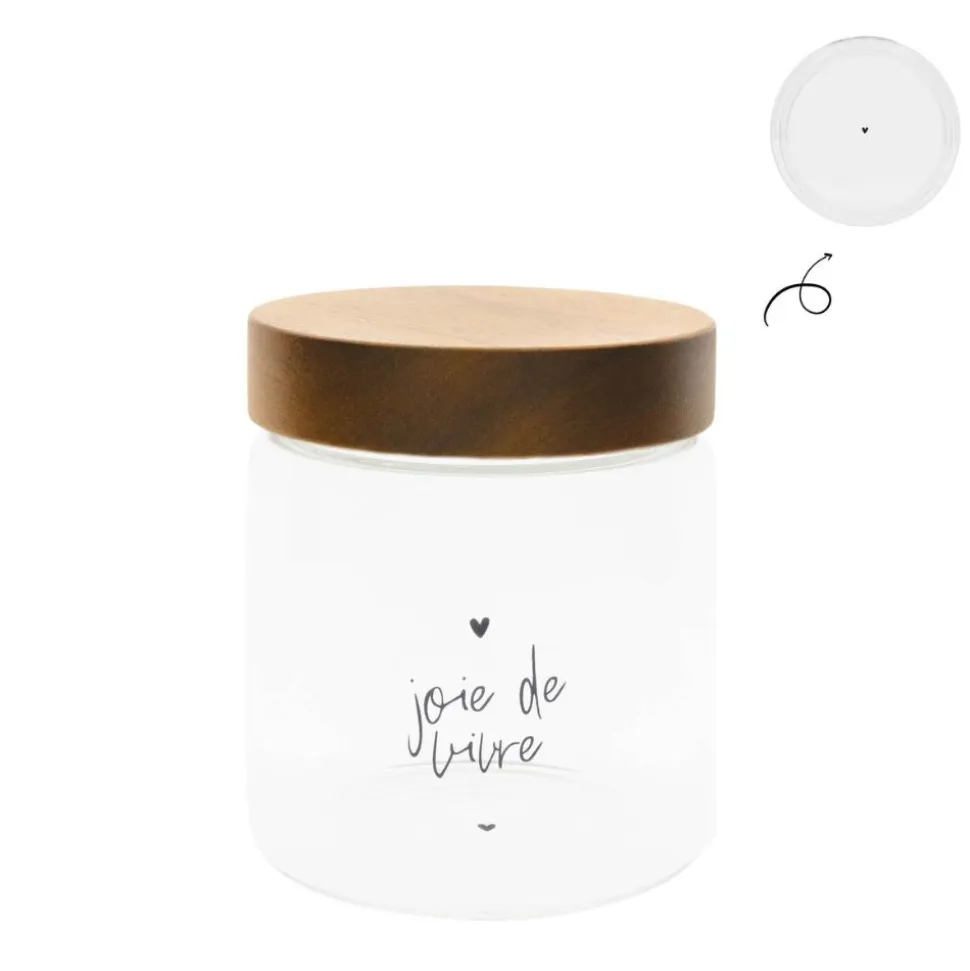 bastion_collections_vorra_SKUaqdGX5knOC_1.webp Bastion Collections Vorratsdose Joie de Vivre mit Holzdeckel klein