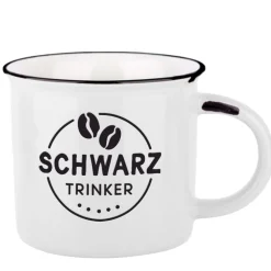 Becher Vintage Schwarztrinker