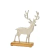 Dekoaufsteller Hirsch auf Sockel 27 cm