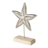 Dekoaufsteller Seestern silberfarben