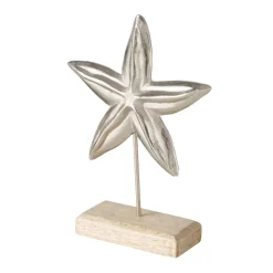 Dekoaufsteller Seestern silberfarben