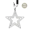 Dekohänger LED Stern Erik schwarz