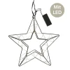 Dekohänger LED Stern Ulf schwarz
