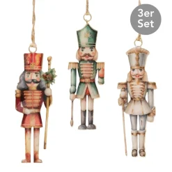 Dekohänger Nussknacker 3er-Set