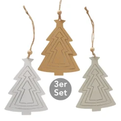Dekohänger Tannenbaum 3er-Set