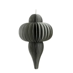 Dekohänger Tropfen graugrün 15 cm