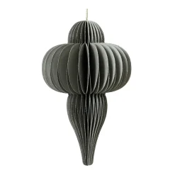 Dekohänger Tropfen graugrün 20 cm