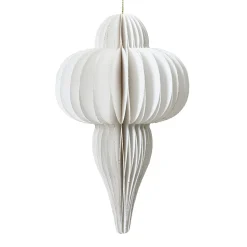 Dekohänger Tropfen wollweiß 40 cm