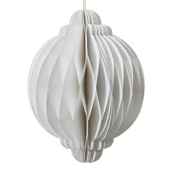 Dekohänger Zwiebel wollweiß 40 cm