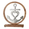 Deko-Ring Herzensanker Mangoholz