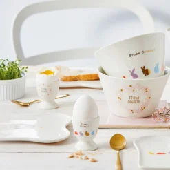 Eierbecher Frohe Ostern! Weiß