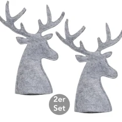 Eierwärmer Hakon 2er-Set hellgrau