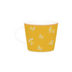 Espresso-Tasse Nimm dir Zeit ockerfarben