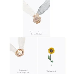 Eulenschnitt Dankeskarten Du bist toll 3er-Set