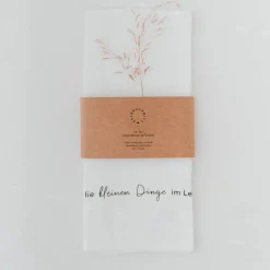 Eulenschnitt Geschirrtücher Sprüche 2er-Set weiß