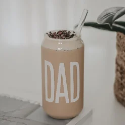 Eulenschnitt Hohes Trinkglas Dad