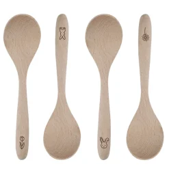 Eulenschnitt Holzlöffel Ostern im 4er Set