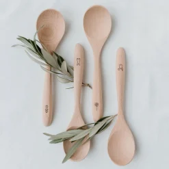 Eulenschnitt Holzlöffel Ostern im 4er Set