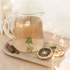 Eulenschnitt Karaffe Tannenfigur