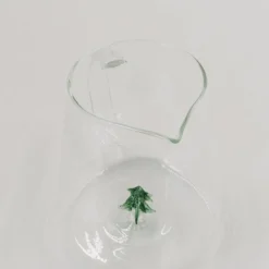 Eulenschnitt Karaffe Tannenfigur