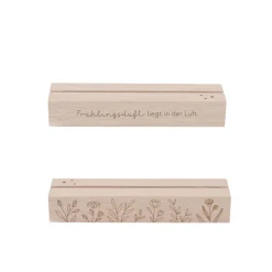 Eulenschnitt Karten- und Trockenblumenständer Frühling 2er-Set 12 cm