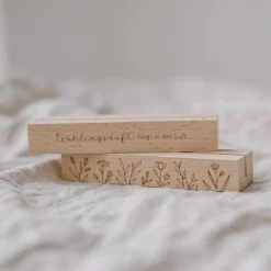 Eulenschnitt Karten- und Trockenblumenständer Frühling 2er-Set 12 cm