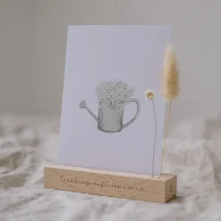 Eulenschnitt Karten- und Trockenblumenständer Frühling 2er-Set 12 cm