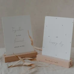 Eulenschnitt Karten- und Trockenblumenständer Mama 2er-Set 12 cm