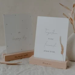 Eulenschnitt Karten- und Trockenblumenständer Mama 2er-Set 12 cm