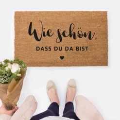 Eulenschnitt Kokos Fußmatte Wie schön