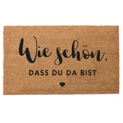 Eulenschnitt Kokos Fußmatte Wie schön