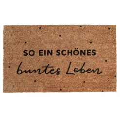 Eulenschnitt Kokos Fußmatte Schönes buntes Leben