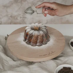 Eulenschnitt Kuchenständer Das Leben ist schön