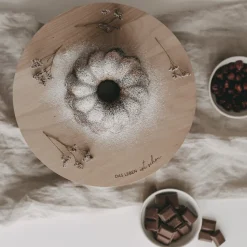 Eulenschnitt Kuchenständer Das Leben ist schön