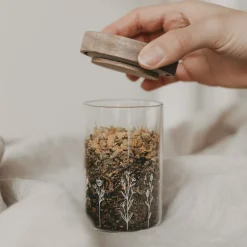 Eulenschnitt Mini Vorratsglas Blumenwiese 9 cm