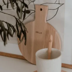 Eulenschnitt Mini-Schneidebretter Hello & Love Buche 2er-Set