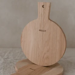 Eulenschnitt Mini-Schneidebretter Hello & Love Eiche 2er-Set