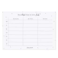 Eulenschnitt Notizblock Die wichtigste Zutat