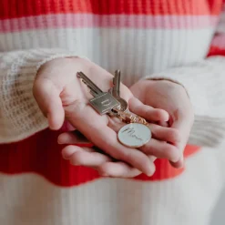 Eulenschnitt Schlüsselanhänger Moin