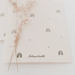 Eulenschnitt Schwammtücher Regenbogen 3er-Set weiß