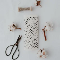 Eulenschnitt Schwammtücher Punkte 3er-Set weiß