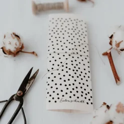 Eulenschnitt Schwammtücher Punkte 3er-Set weiß