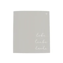 Eulenschnitt Schwammtücher Lebe – Liebe – Lache 3er-Set grau