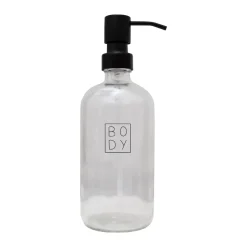 Eulenschnitt Seifenspender Body Klarglas 500 ml