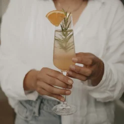 Eulenschnitt Sektglas Auf das Leben