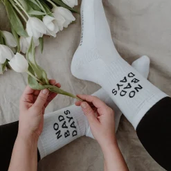 Eulenschnitt Socken No bad days Größe 43-46