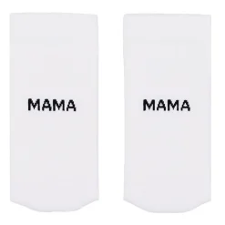 Eulenschnitt Socken weiß Mama 43-46