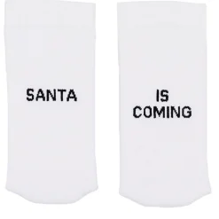 Eulenschnitt Socken weiß Santa 43-46