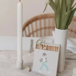 Eulenschnitt Streichhölzer Blumenmädchen